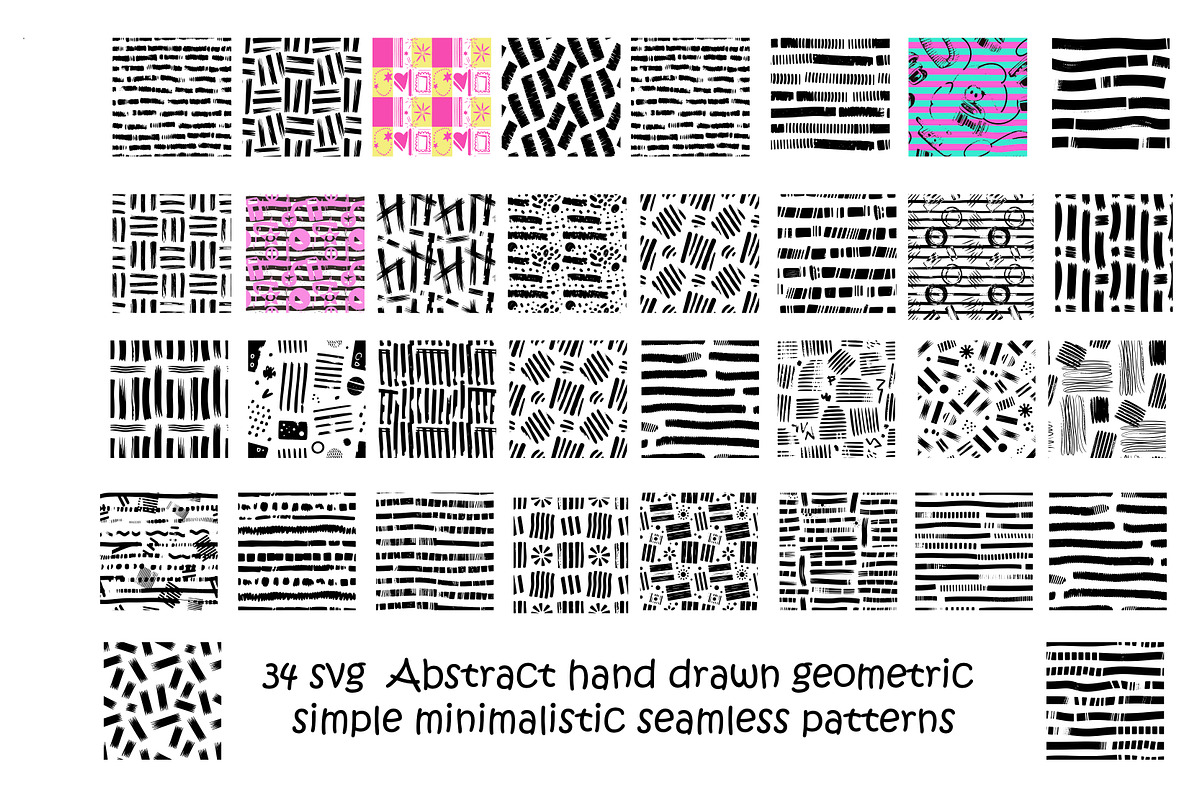 34 svg of abstractshapes patterns, a Background Graphic by SketchArtStudio (Photo 1 of 3)