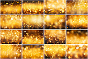 Golden Bokeh Wallpaper Bundle, a Background Graphic by Forhadx5 (Thumbnail 7 of 8)