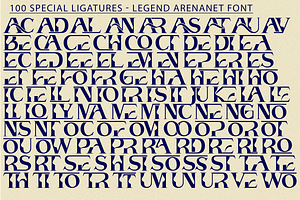 Legend Arenanet Font