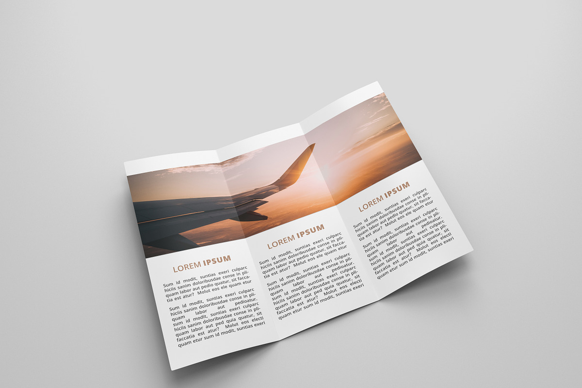 Travel Tri-fold Brochures, a Templates & Theme by Creatricks (Photo 2 of 2)