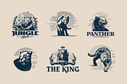 Collection of wild predatory cats., an Animal Illustration by Masterlevsha (Thumbnail 1 of 2)