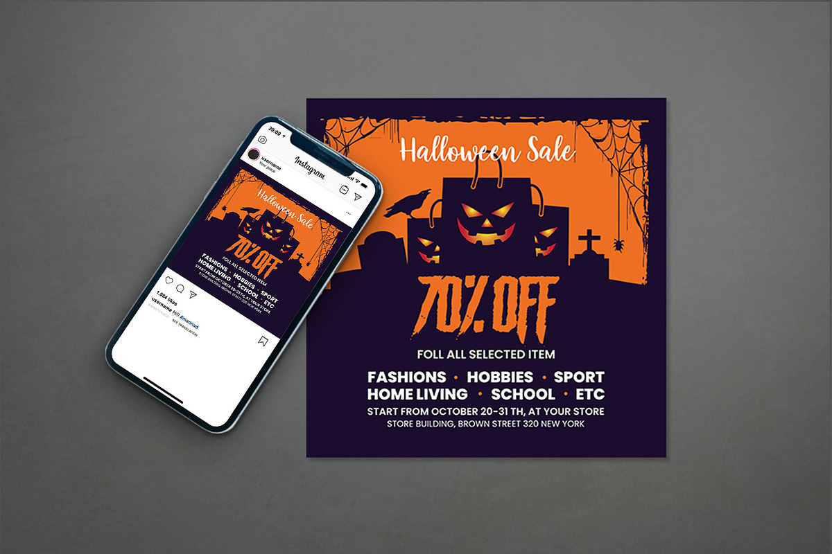 Halloween Sale, a Templates & Theme by Graphr (Photo 3 of 3)