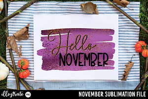 November Sublimation Quote Bundle