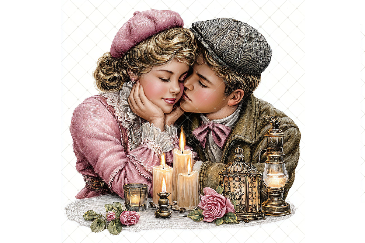 Couple in Love Clipart JPG, a Person Illustration by Memories By Lea (Photo 14 of 19)