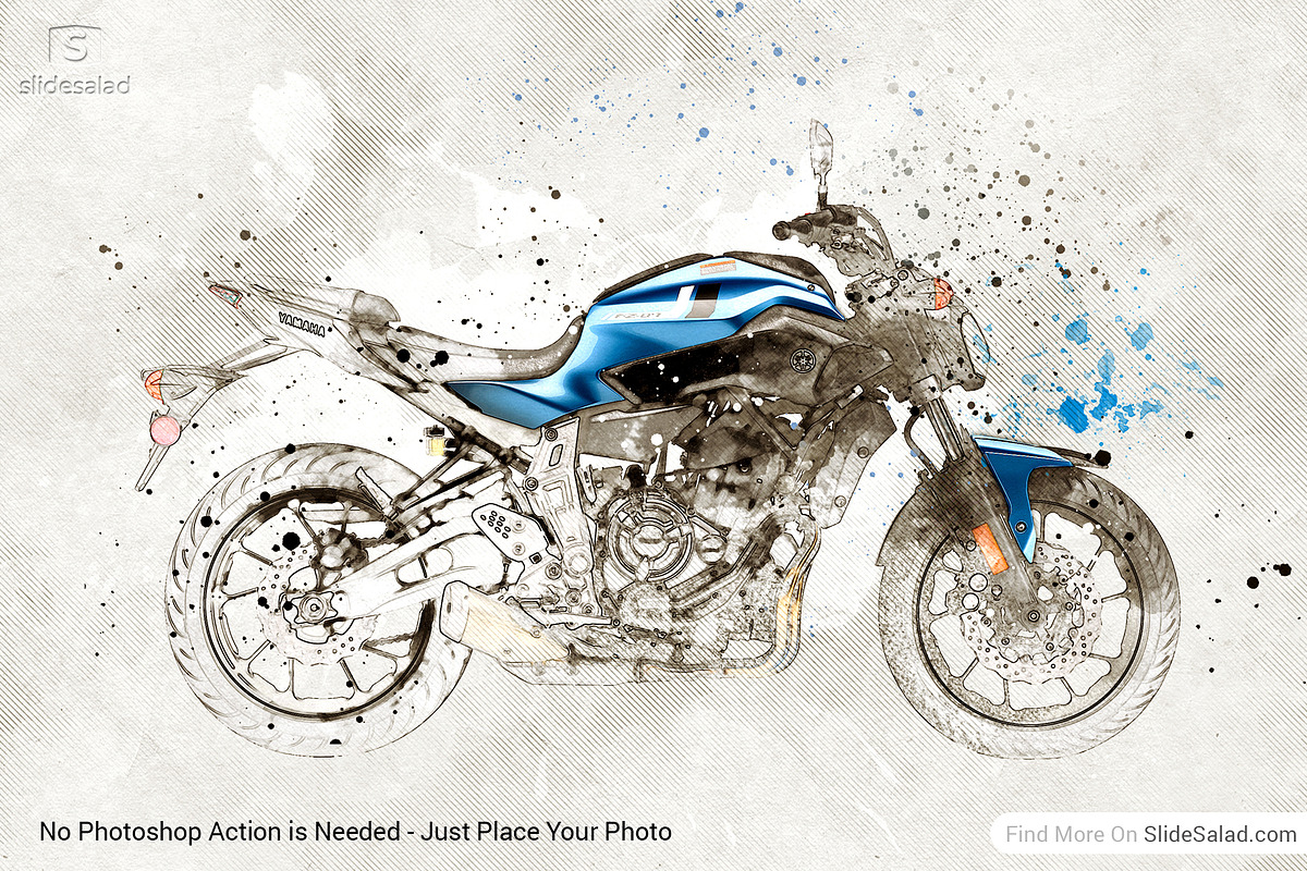 Tech Sketch Art Photoshop Mock-ups, an Action Add-On by SlideSalad (Photo 11 of 27)