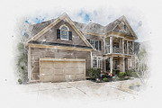 Watercolor House Painting Art Effect, an Action Add-On by MRI STUDIO (Thumbnail 11 of 17)