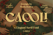 Caooli - Elegant Serif Font, a Serif Font by MaikoHatta (Thumbnail 1 of 8)