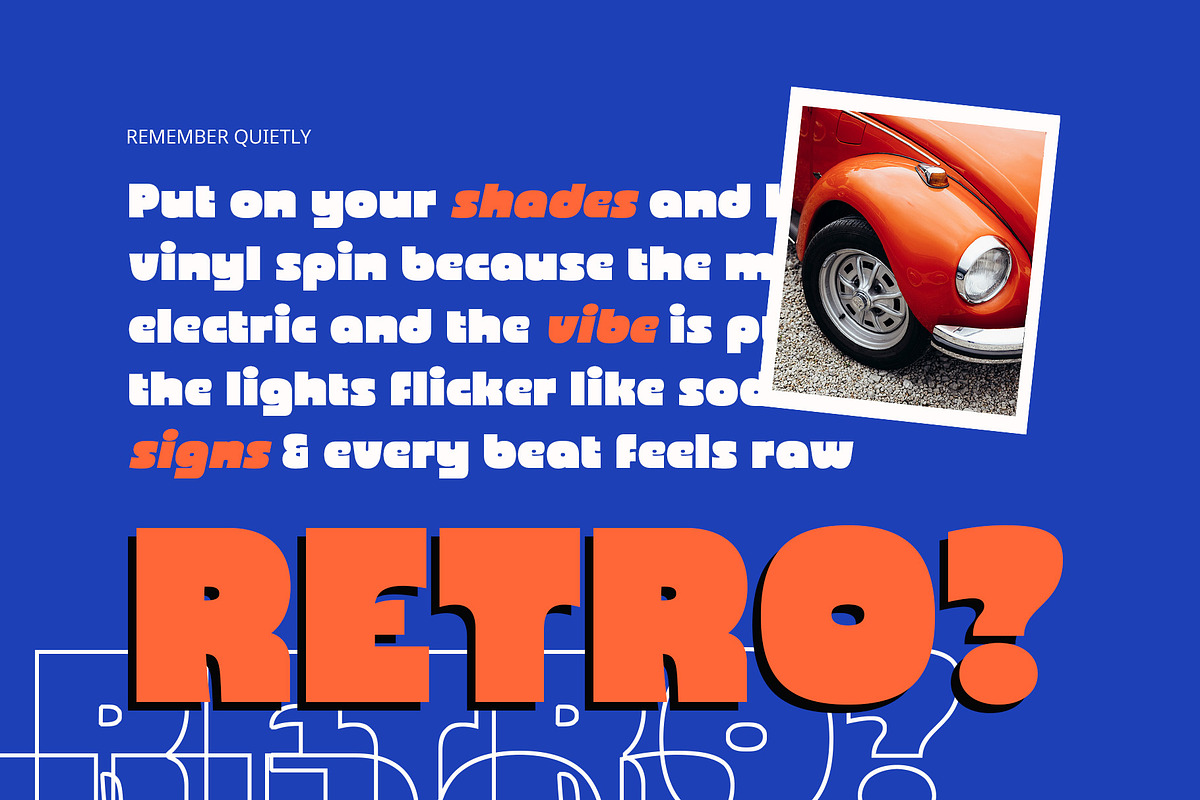 CS Midway – Bold Font, a Sans Serif Font by Craft Supply Co. (Photo 6 of 8)