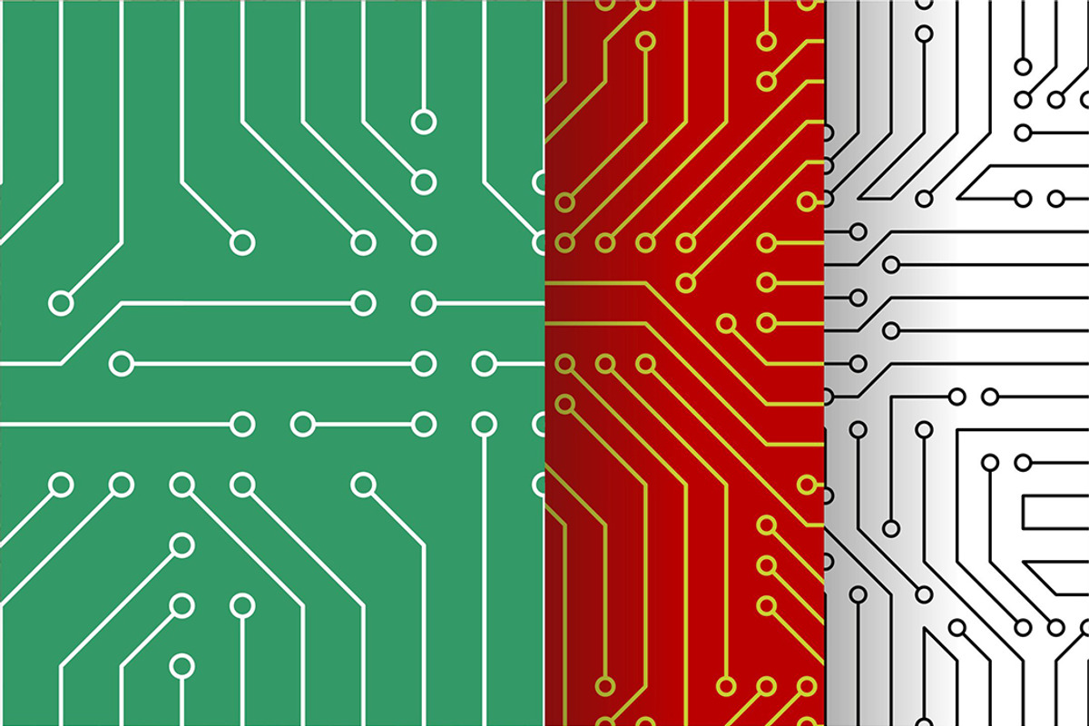 Circuit board Pattern, a Pattern Graphic by Volyk (Photo 1 of 4)