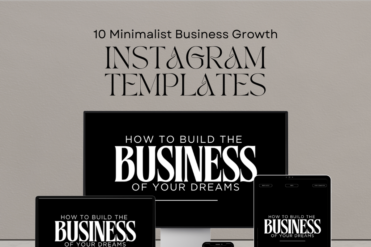 10 MinimalistBusiness Template-Canva, a Social Media Template by VantaStudio (Photo 2 of 2)