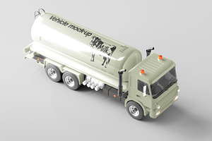 Tanker Truck Mockups