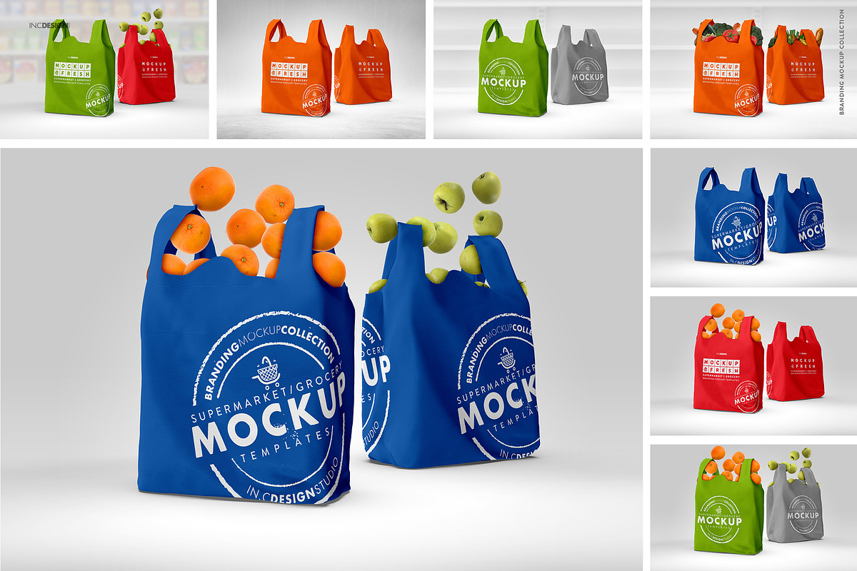 Non Woven Shopping Bag Mockup, a Product Mockup by INCDesign (Photo 4 of 10)