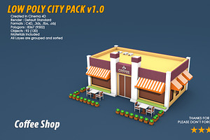 Low Poly City Pack 1