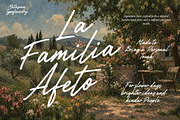 La Familia Afeto | Chic Signature, a Script Font by Metasena Typefoundry (Thumbnail 1 of 11)