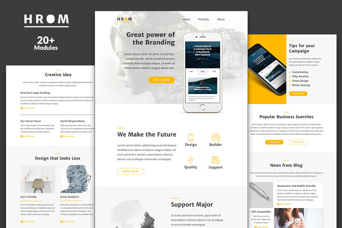 BigPack 1 Email-Template Bundle, an Email Template by WEB4PRO