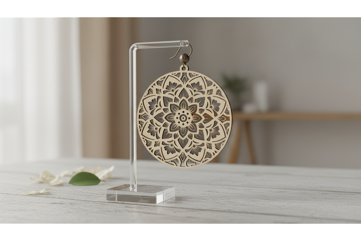 Garden Bloom Earring Set, a Graphic by hafijul (Photo 7 of 11)