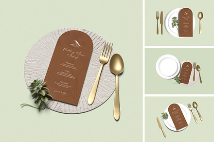 Restaurant Menu Mockup, a Packaging Mockup by xavier_studio