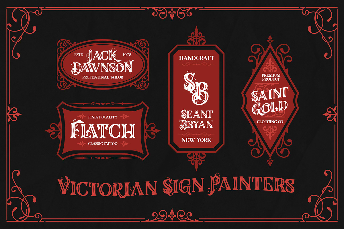 Dracolas, a Script Font by Vintage Division (Photo 4 of 10)