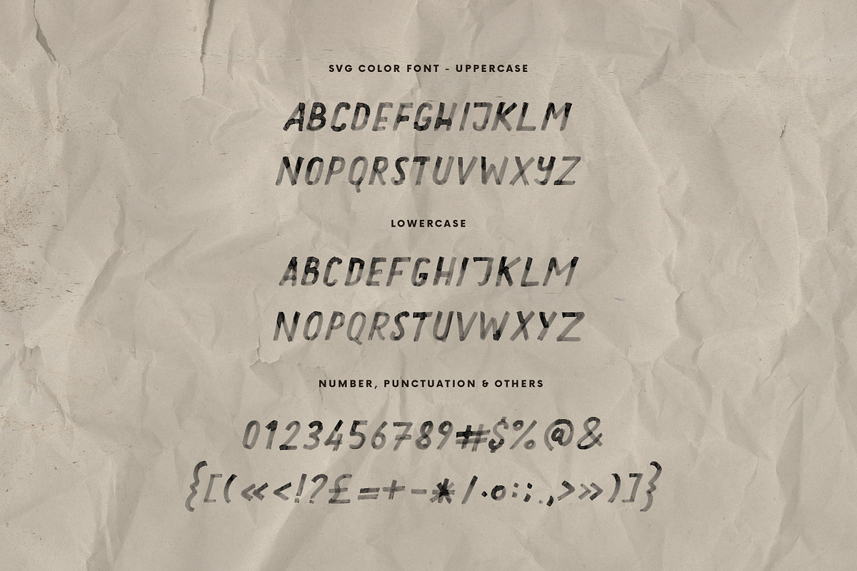 Fight King Brush & SVG Font, a Handwritten Font by Cruzine (Photo 5 of 8)