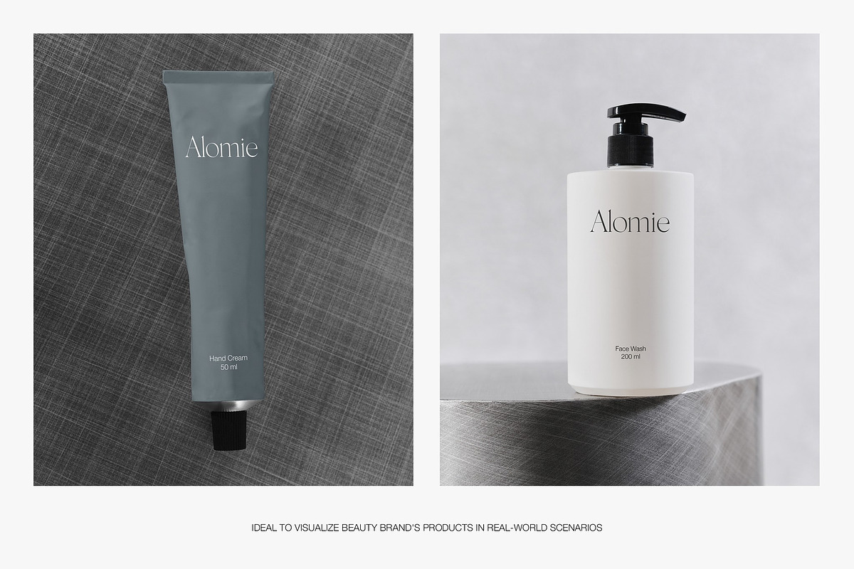 Cosmetic Bottle & Tube Mockups PSD, a Packaging Mockup by Feel This (Photo 6 of 6)