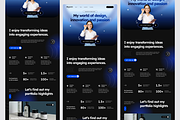 Personal Portfolio Landing Page, a Templates & Theme by SquidPixey (Thumbnail 3 of 5)