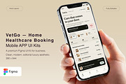 Home Healthcare Booking Mobile App, an UI Kit Template by Pitchlook.Studio (Thumbnail 1 of 4)