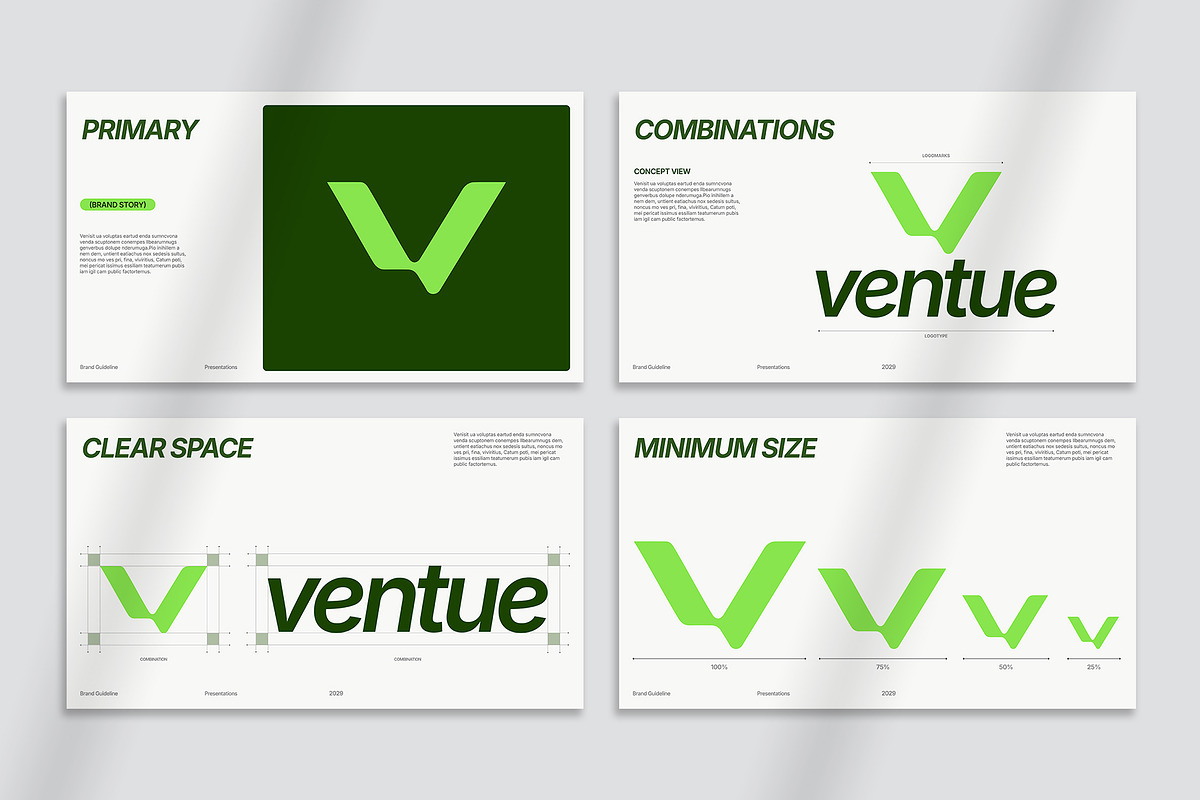 Brand Guidelines Presentation, a Presentation Template by Oriofix (Photo 7 of 10)