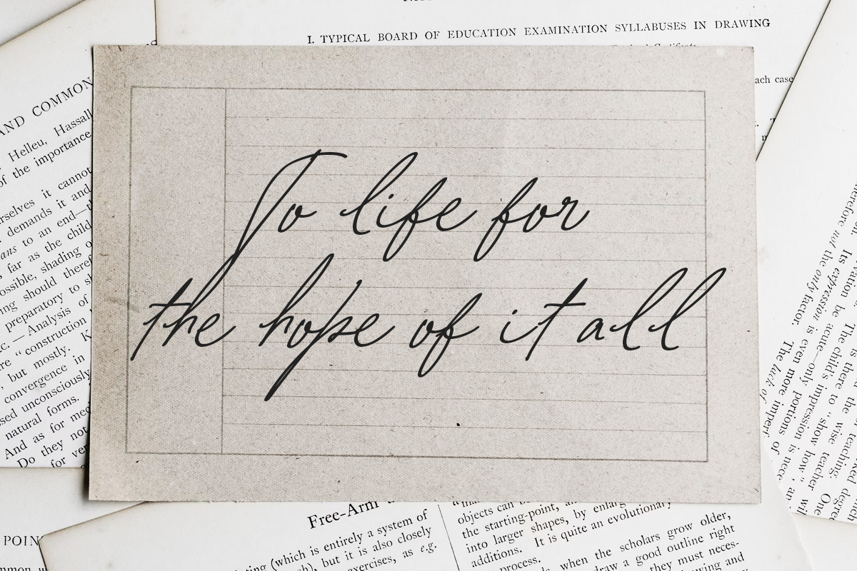Aesthetic Shine Handwritten Script, a Handwritten Font by Littlehand (Photo 2 of 9)