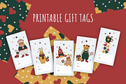 Christmas Cards & Gift Tags Pack, a Card Template by Floralis (Thumbnail 4 of 8)