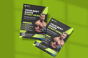 Fitness Gym Promotional Flyer, a Flyer Template by Antstheme (Thumbnail 2 of 2)