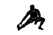 Rugby Player Silhouette Pack, an Illustration by Amazin_art (Thumbnail 11 of 31)