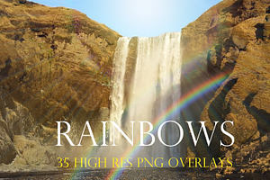 Realistic Rainbow Overlays