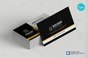 Construction Canva Business Card 08, a Business Card Template by PSDPixel (Thumbnail 3 of 4)
