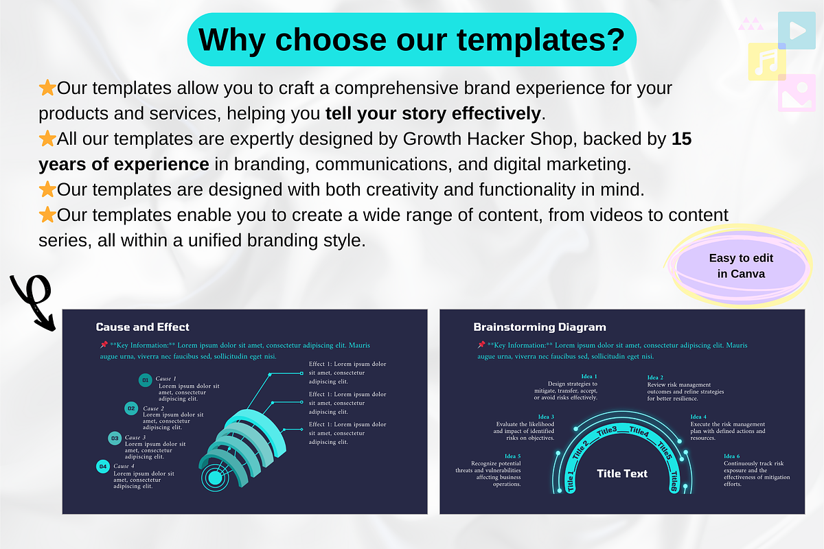 Root Cause Analysis Presentation, a Presentation Template by GrowthHackingStudio (Photo 3 of 8)