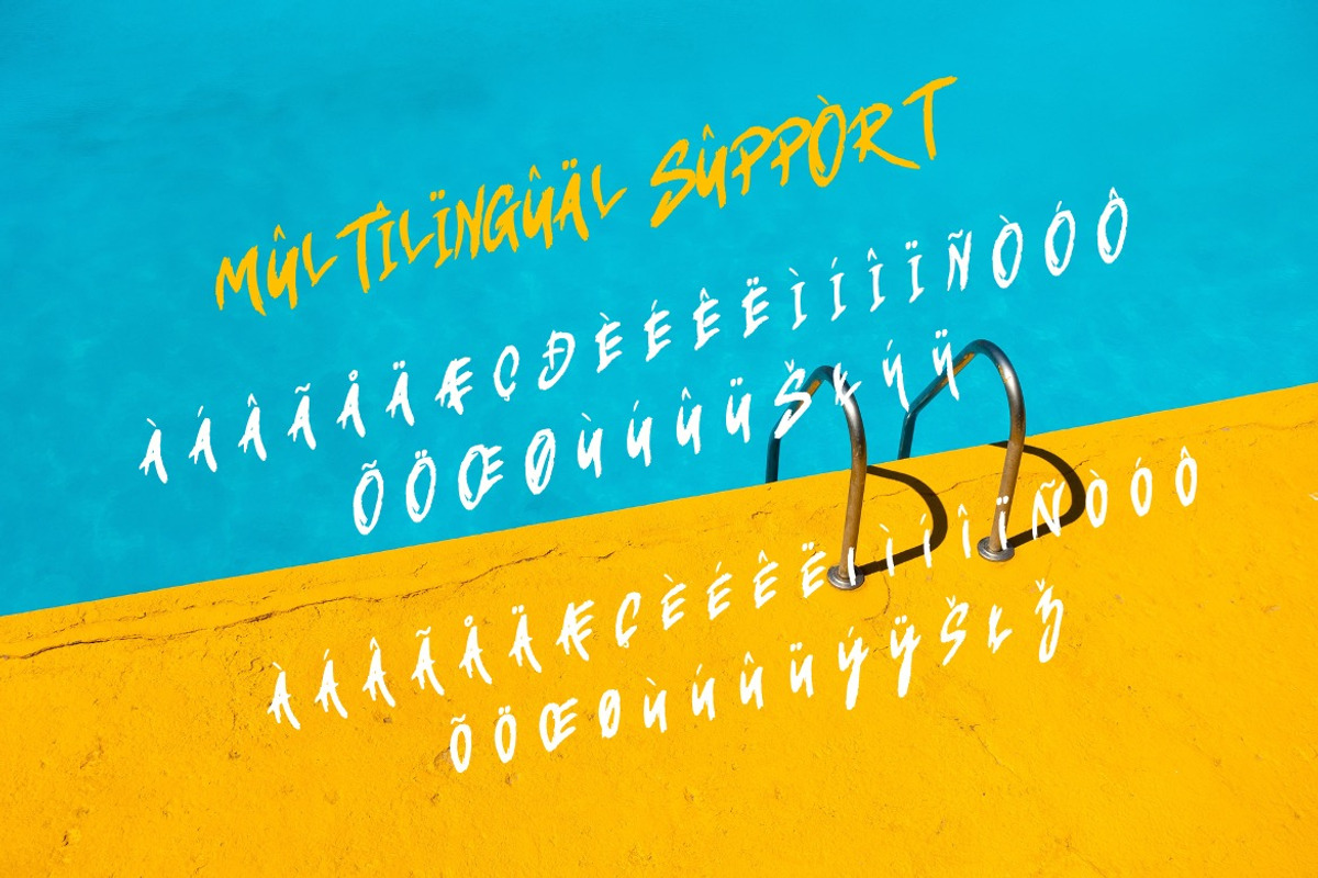 Rofas Brush - Dry Brush Font, a Handwritten Font by Dhabee (Photo 12 of 15)