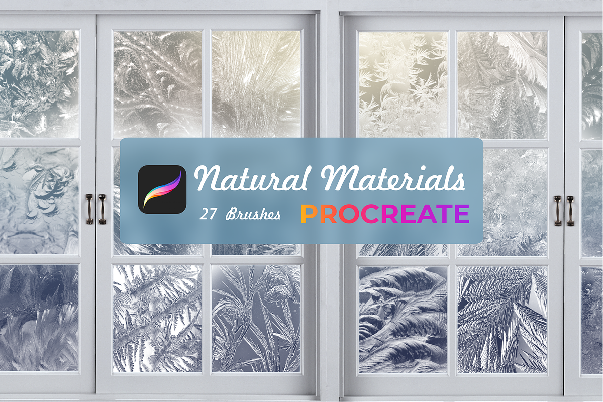 Frosty brushes for PROCREATE, a Brush Add-On by Graphics Resources (Photo 2 of 11)