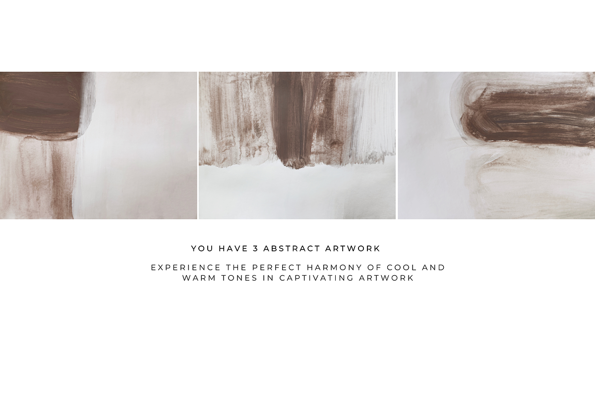 BROWN AND WHITE EXPRESSIVE ART, a Texture Illustration by identity.ART (Photo 6 of 7)