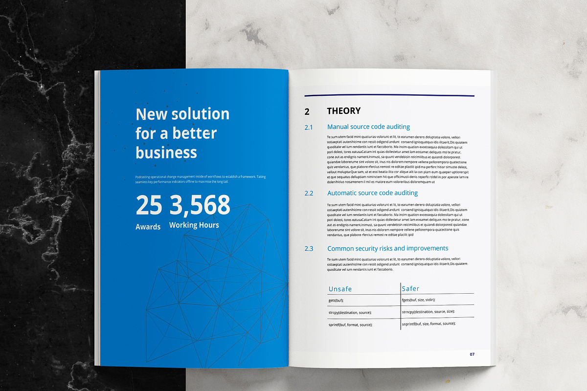 White Paper Template, a Brochure Template by azadcsstune (Photo 8 of 15)