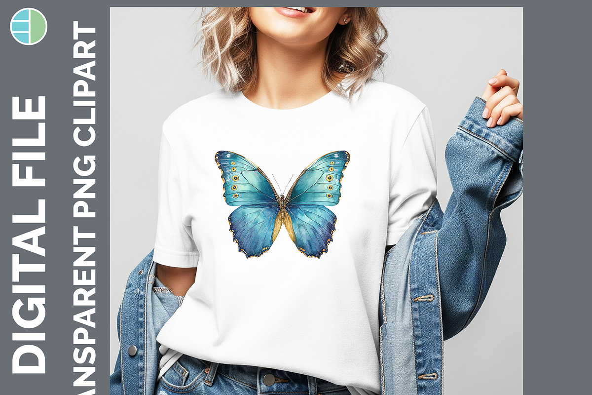 Butterfly Illustration Bundle 25 PNG, an Animal Illustration by Enliven Designs (Photo 2 of 8)