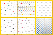 Weird Eyes Seamless Patterns Set, a Pattern Graphic by Krolja (Thumbnail 2 of 6)