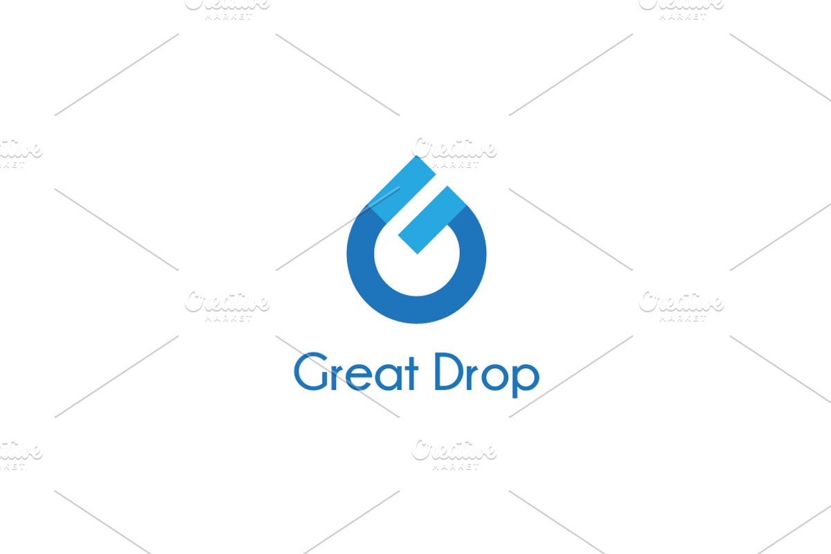 Great Drop - Letter G Logo, a Branding & Logo Template by Sahade Studio (Photo 1 of 4)