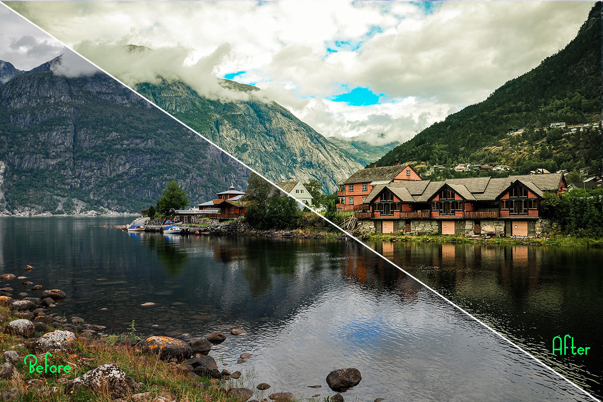 Landscape Photoshop Actions Bundle, an Action Add-On by ARTNEST (Photo 7 of 15)
