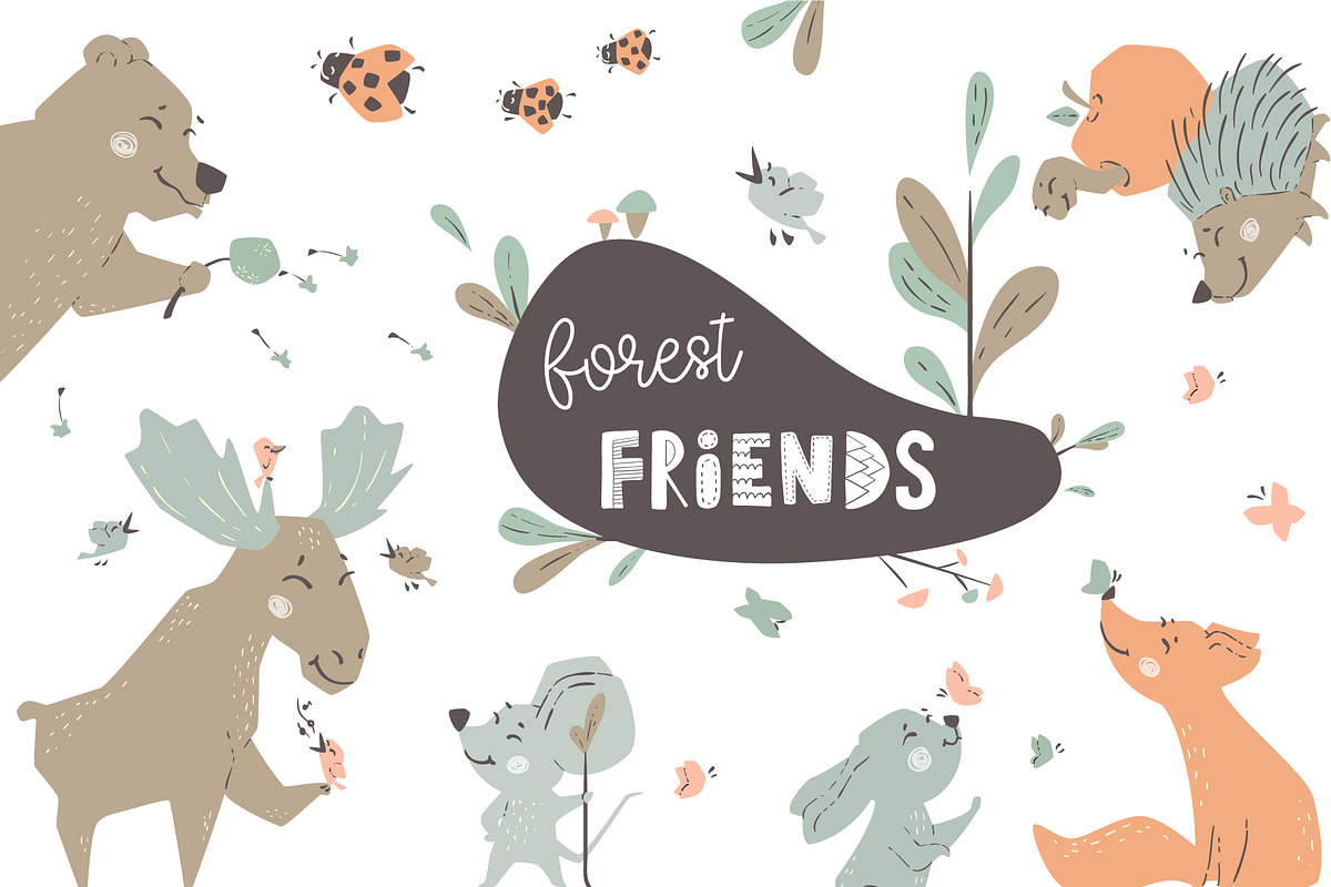 Forest Friends, an Animal Illustration by MeadowFox (Photo 1 of 8)