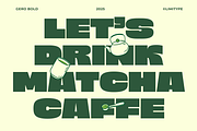 Gero - Bold Font, a Sans Serif Font by limitype (Thumbnail 2 of 12)