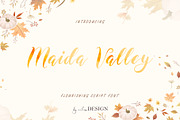 Maida Valley - Handwritten Font, a Script Font by erlosDESIGN (Thumbnail 1 of 14)