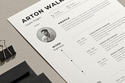 Resume Arton, a Resume Template by sz81 (Thumbnail 3 of 5)