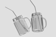Mason Jar Twist Mockup, a Packaging Mockup by Permadi Creative (Thumbnail 5 of 5)