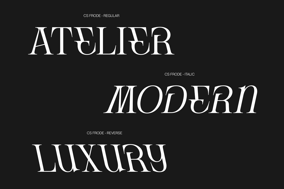 CS Frode – Modern Serif Font, a Serif Font by Craft Supply Co. (Photo 3 of 8)