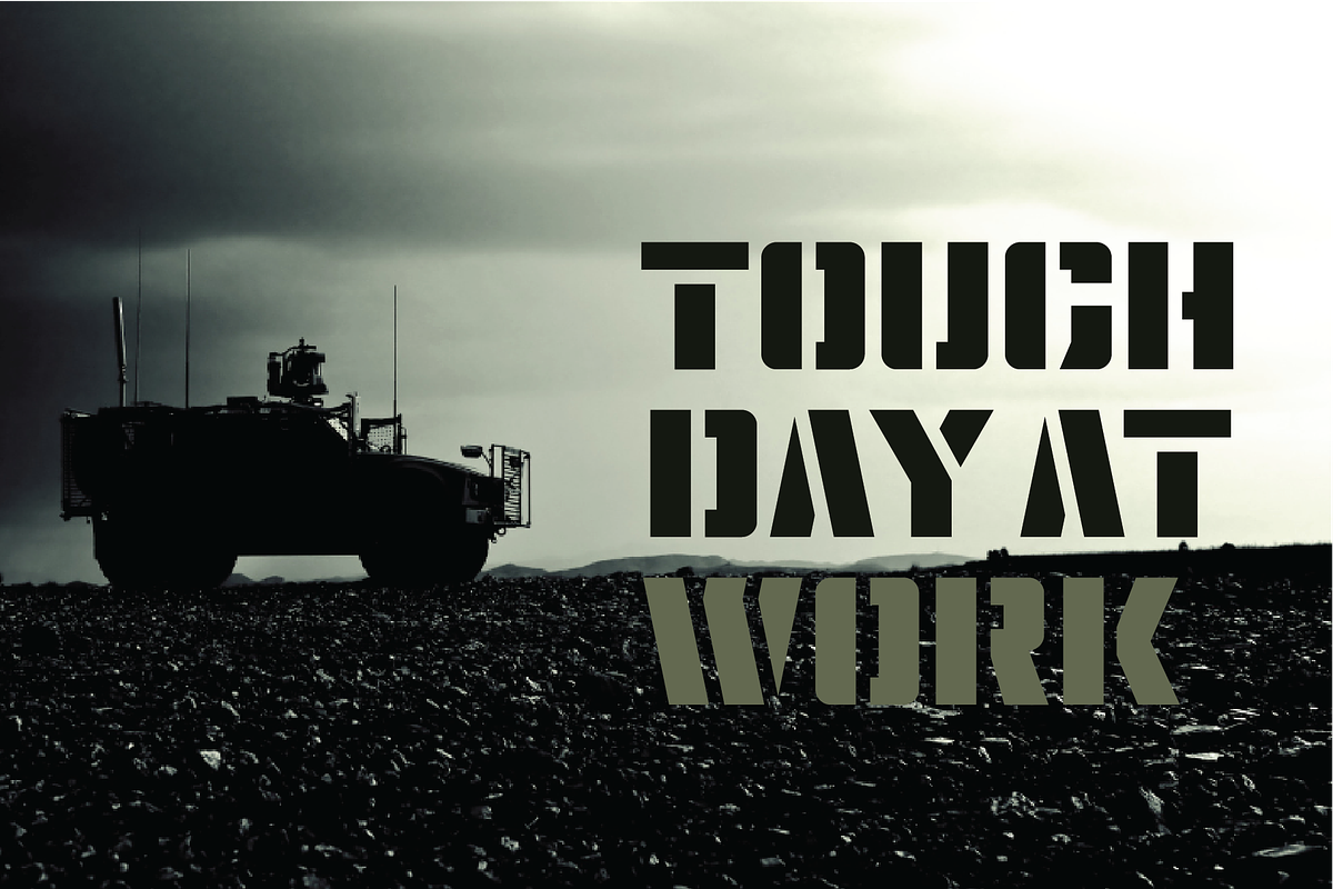 Balor Military Inspired Stencil Font, a Sans Serif Font by Ebad Designs (Photo 5 of 6)