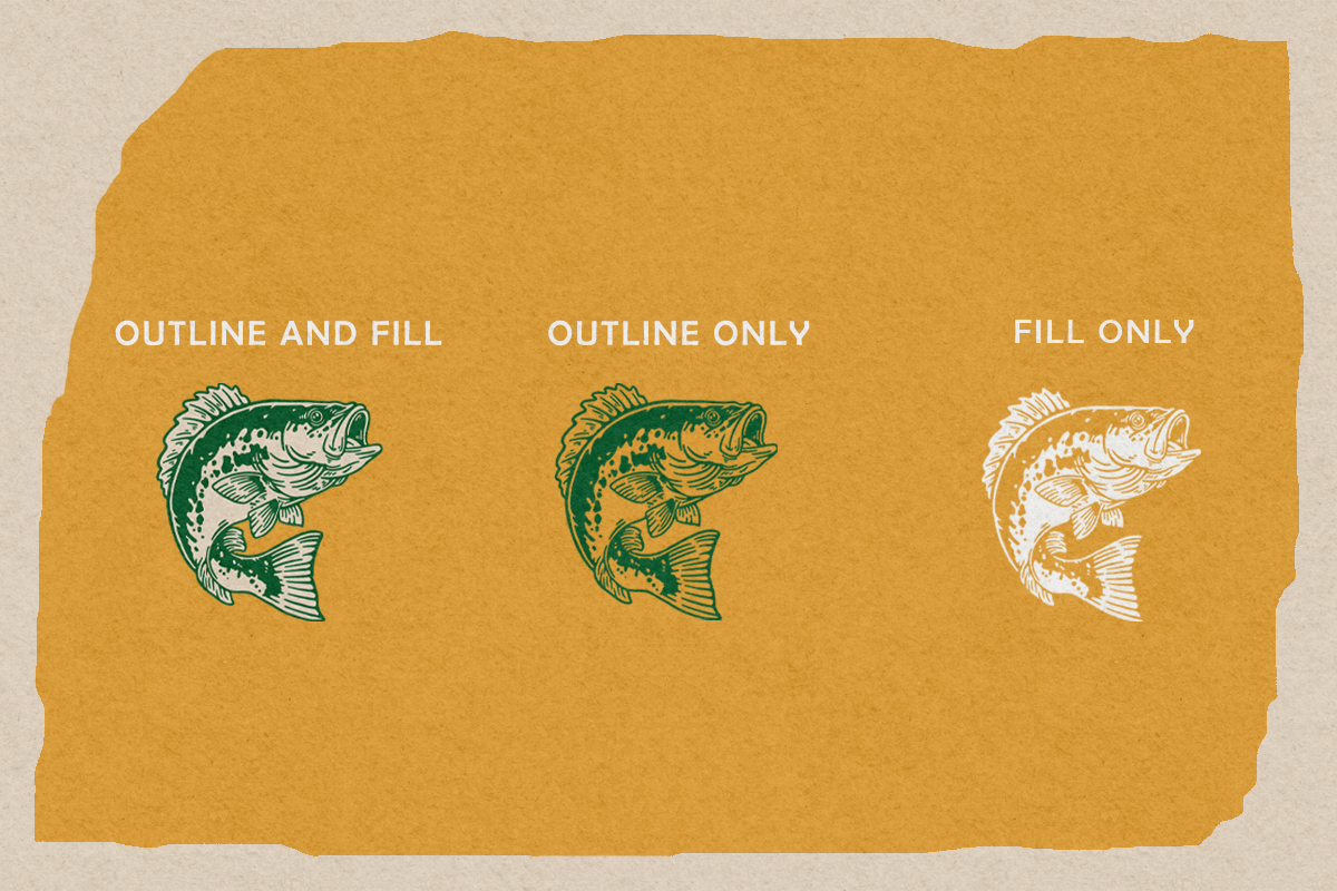 Fishing Vector Illustrations, an Illustration by Localmad (Photo 5 of 8)